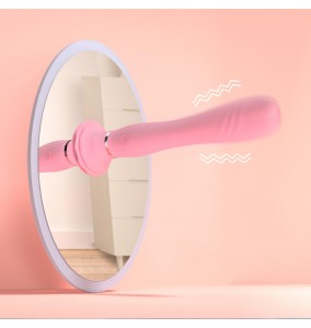 Japan GALAKU - Ballet Heating Vibrator Massager Head With Suction Cup (Chargeable - Pink)